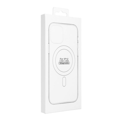 Futerał do iPhone 12 Clear Mag Cover (STR / CAMERA PROTECTION) zgodny z MagSafe transparentny
