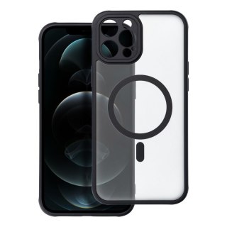 Futerał do iPhone 12 PRO MAX Full Matte Mag Cover zgodny z MagSafe czarny