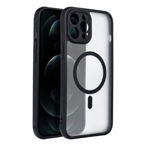 Futerał do iPhone 12 PRO MAX Full Matte Mag Cover zgodny z MagSafe czarny