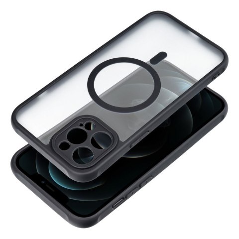 Futerał do iPhone 12 PRO MAX Full Matte Mag Cover zgodny z MagSafe czarny