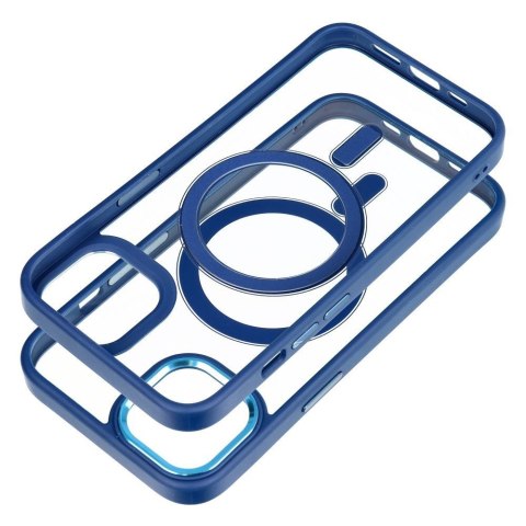Futerał do iPhone 13 Color Edge Mag Cover zgodny z MagSafe niebieski
