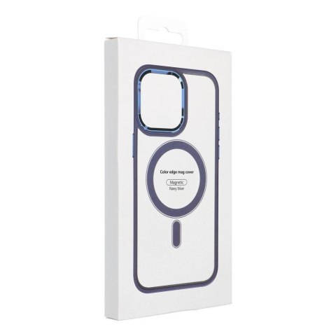 Futerał do iPhone 13 Color Edge Mag Cover zgodny z MagSafe niebieski