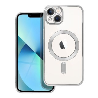 Futerał do iPhone 13 Electro Mag Cover zgodny z MagSafe srebrny
