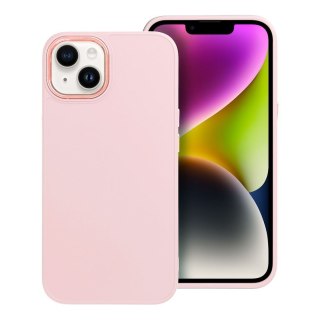 Etui na iPhone 13 Frame pudrowy róż