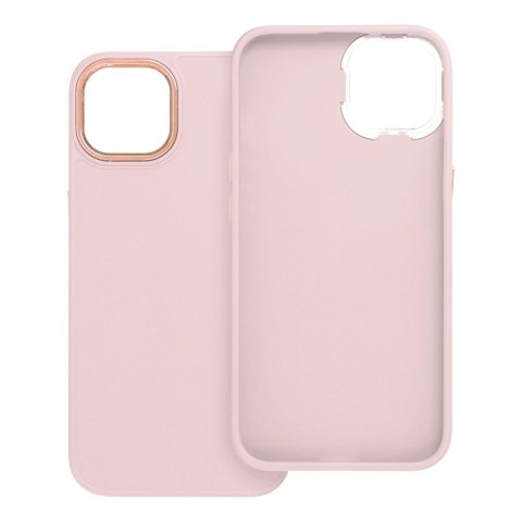 Etui na iPhone 13 Frame pudrowy róż