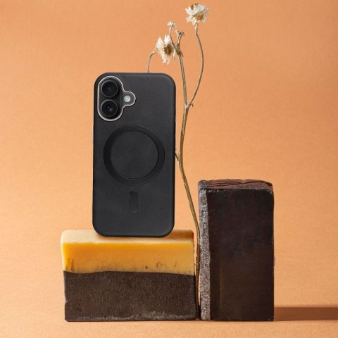Futerał do iPhone 13 Gentleman Mag Cover zgodny z MagSafe czarny