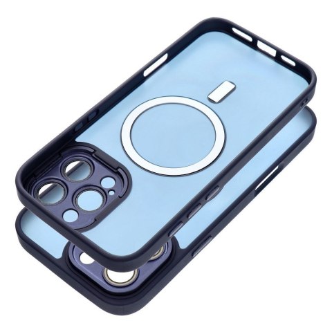 Futerał do iPhone 13 MINI Variete Mag Cover zgodny z MagSafe granatowy