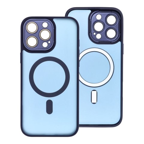 Futerał do iPhone 13 MINI Variete Mag Cover zgodny z MagSafe granatowy