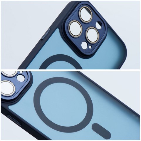 Futerał do iPhone 13 MINI Variete Mag Cover zgodny z MagSafe granatowy