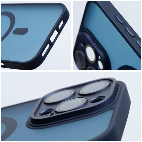 Futerał do iPhone 13 MINI Variete Mag Cover zgodny z MagSafe granatowy