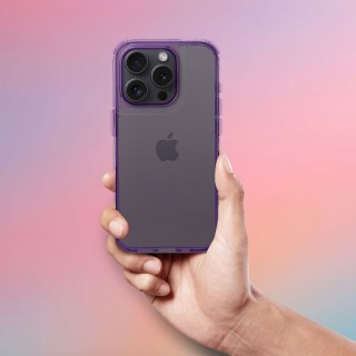 Futerał do iPhone 13 Matrix Clear jasnofioletowy