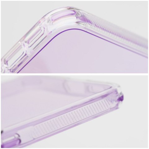 Futerał do iPhone 13 Matrix Clear jasnofioletowy