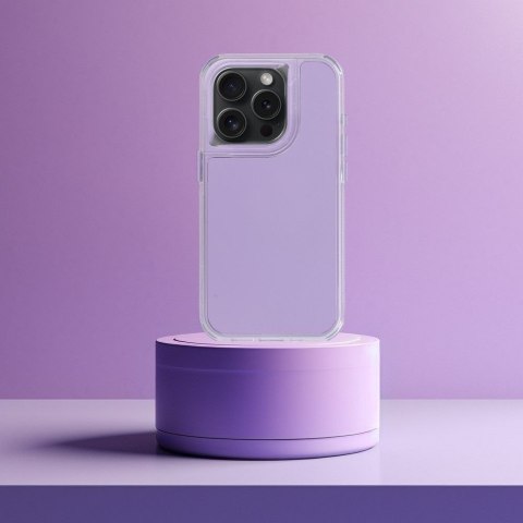 Futerał do iPhone 13 Matrix jasnofioletowy