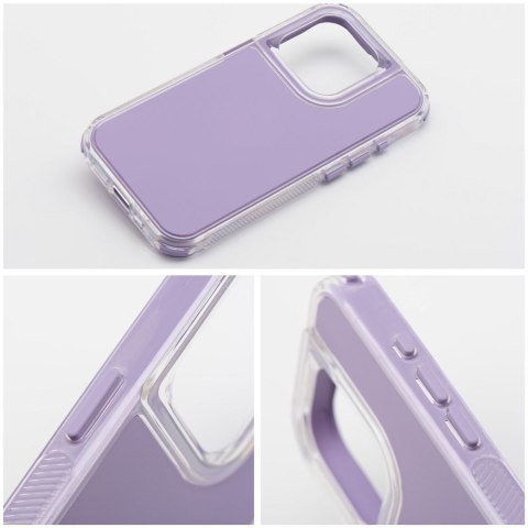 Futerał do iPhone 13 Matrix jasnofioletowy