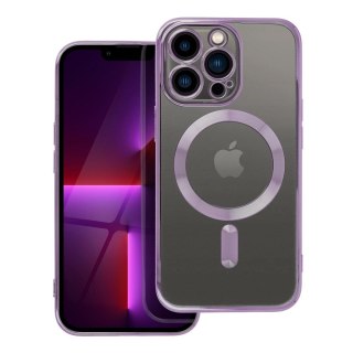 Futerał do iPhone 13 PRO Electro Mag Cover zgodny z MagSafe fioletowy
