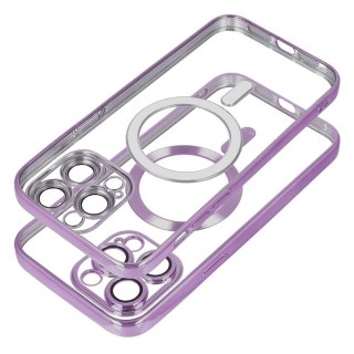 Futerał do iPhone 13 PRO Electro Mag Cover zgodny z MagSafe fioletowy
