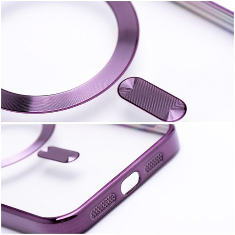 Futerał do iPhone 13 PRO Electro Mag Cover zgodny z MagSafe fioletowy