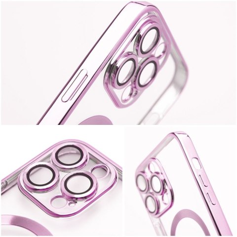 Etui na iPhone 13 PRO Electro Mag Cover zgodne z MagSafe złoto różowe