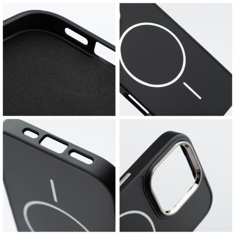 Futerał do iPhone 13 PRO Frame Mag Cover zgodny z MagSafe czarny