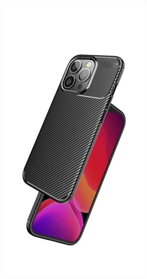 Futerał do iPhone 13 PRO MAX Carbon Premium czarny