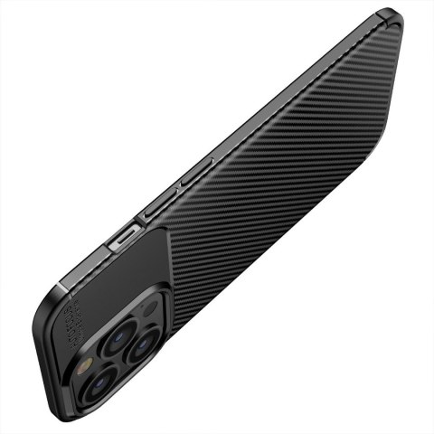 Futerał do iPhone 13 PRO MAX Carbon Premium czarny