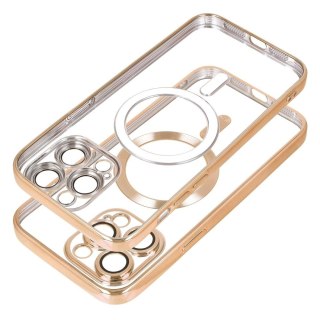 Futerał do iPhone 13 PRO MAX Electro Mag Cover zgodny z MagSafe złoty