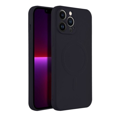 Futerał do iPhone 13 PRO MAX Silicone Mag Cover zgodny z MagSafe czarny
