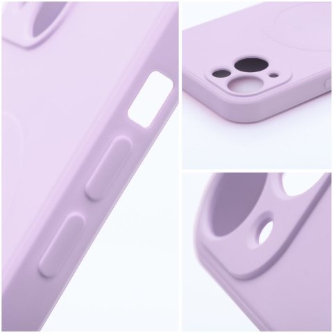 Futerał do iPhone 13 PRO MAX Silicone Mag Cover zgodny z MagSafe (camera protection) różowy