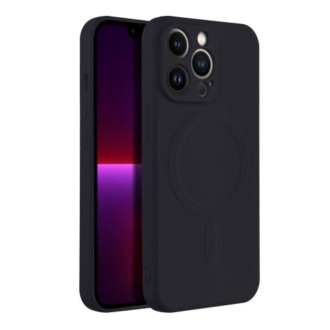 Futerał do iPhone 13 PRO Silicone Mag Cover zgodny z MagSafe czarny
