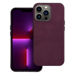 Futerał do iPhone 13 PRO Woven Mag Cover zgodny z MagSafe burgundowy
