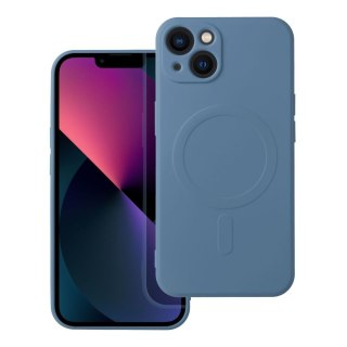 Futerał do iPhone 13 Silicone Mag Cover zgodny z MagSafe niebieski