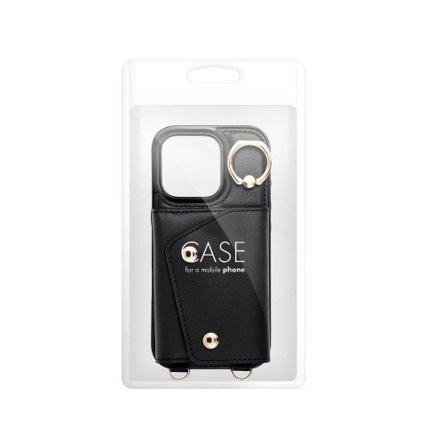 Futerał do iPhone 13 Wonder z portfelem czarny
