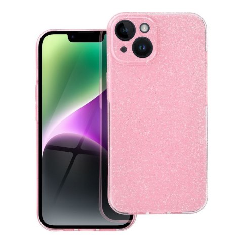 Futerał do iPhone 14 Clear Case 2 mm Blink różowy