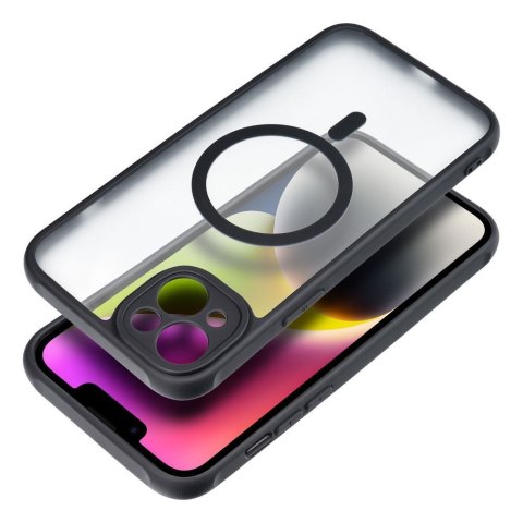 Futerał do iPhone 14 Full Matte Mag Cover zgodny z MagSafe czarny