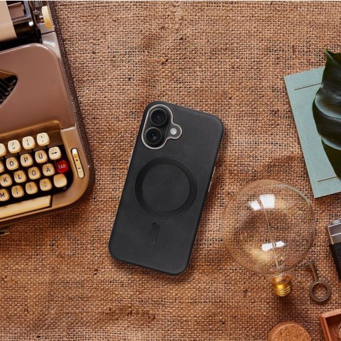 Futerał do iPhone 14 Gentleman Mag Cover zgodny z MagSafe czarny