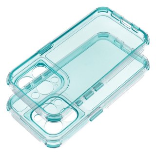 Futerał do iPhone 14 Matrix Clear miętowy