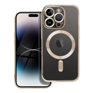 Futerał do iPhone 14 PRO Electro Mag Cover zgodny z MagSafe złoty
