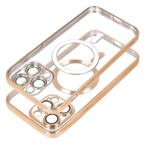 Futerał do iPhone 14 PRO Electro Mag Cover zgodny z MagSafe złoty