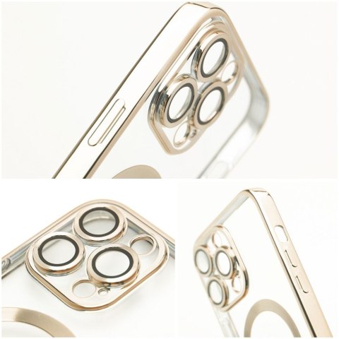 Futerał do iPhone 14 PRO Electro Mag Cover zgodny z MagSafe złoty