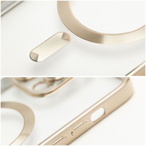 Futerał do iPhone 14 PRO Electro Mag Cover zgodny z MagSafe złoty
