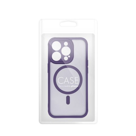 Futerał do iPhone 14 PRO Full Matte Mag Cover zgodny z MagSafe fioletowy