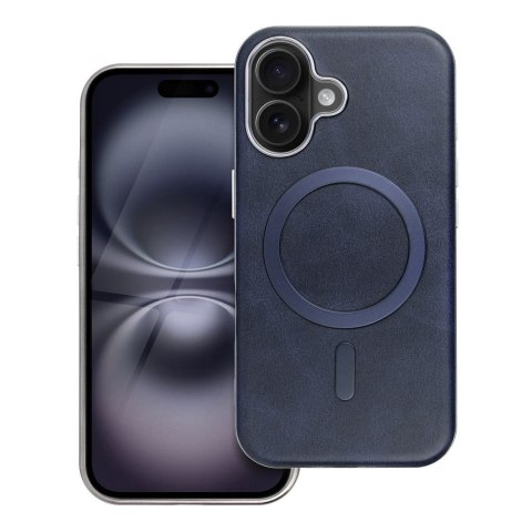 Futerał do iPhone 14 PRO Gentleman Mag Cover zgodny z MagSafe granatowy