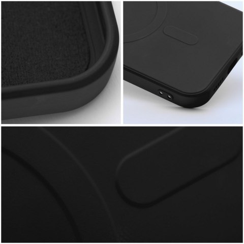 Futerał do iPhone 14 PRO MAX Silicone Mag Cover zgodny z MagSafe czarny