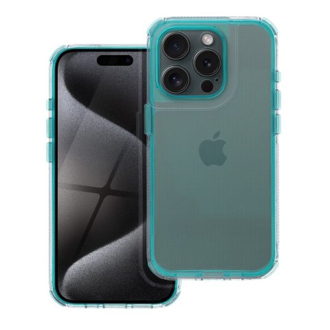 Futerał do iPhone 14 PRO Matrix Clear miętowy