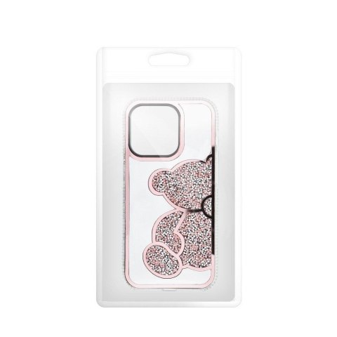 Futerał do iPhone 14 PRO Teddy Bear różowy