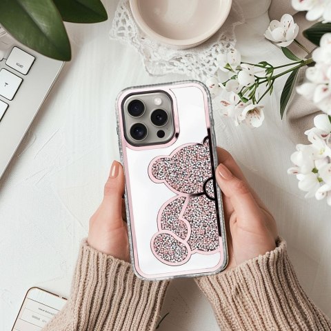 Futerał do iPhone 14 PRO Teddy Bear różowy