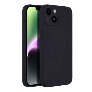 Futerał do iPhone 14 Silicone Mag Cover zgodny z MagSafe czarny