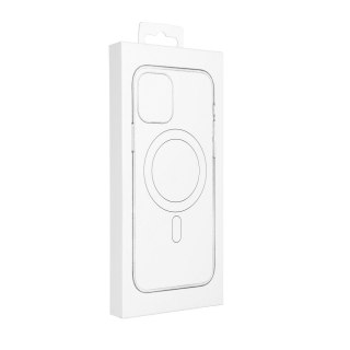 Futerał do iPhone 14 Silicone Mag Cover zgodny z MagSafe fioletowy