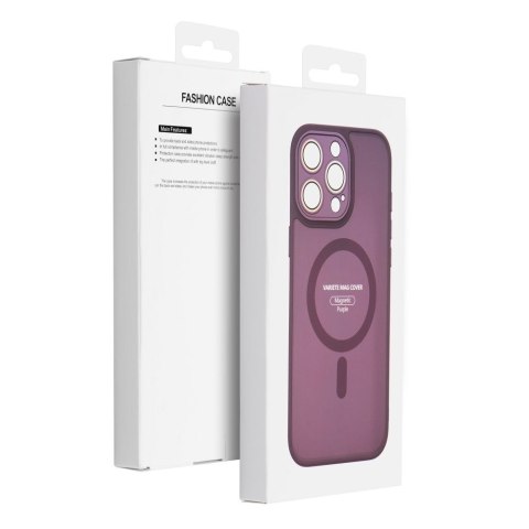 Futerał do iPhone 14 Variete Mag Cover zgodny z MagSafe fioletowy