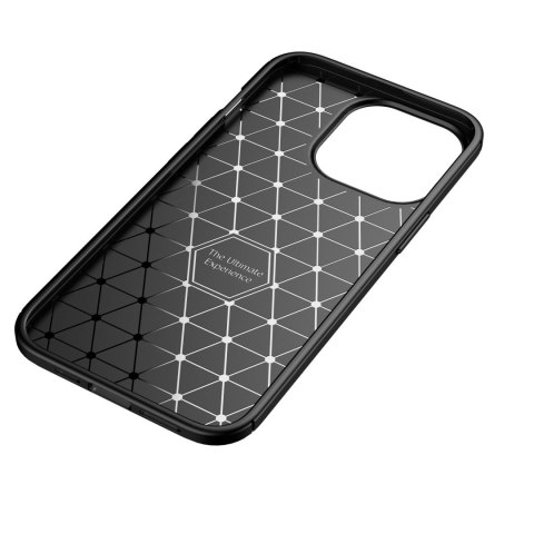 Futerał do iPhone 15 Carbon Premium czarny